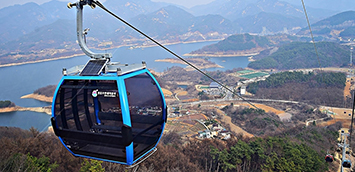 청풍호반 케이블카