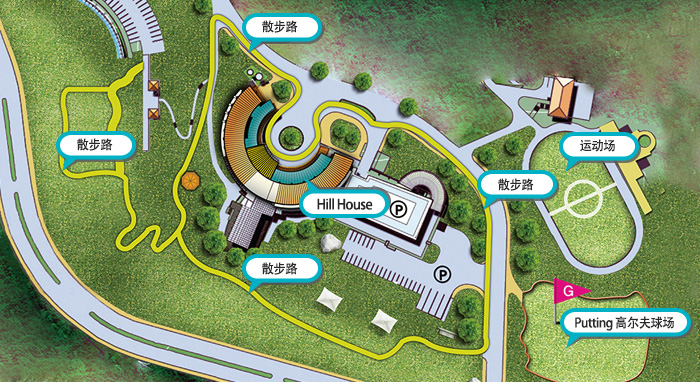 环境友好型散步路