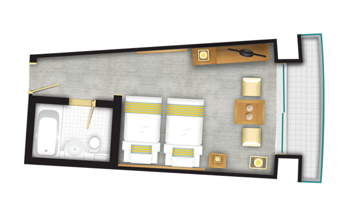 Superior Twin Floor Plan