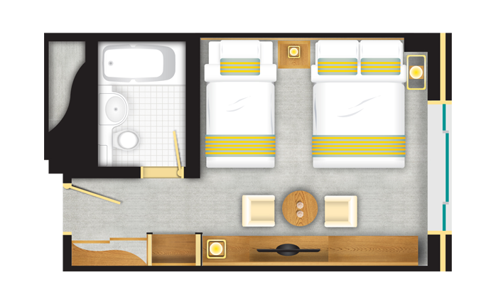 Standard Twin Floor Plan