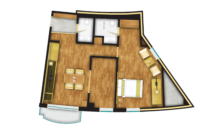 Family Ondol Floor Plan