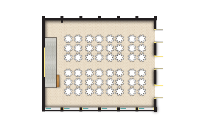 Medium Ballroom Mugunghwa Floor Plan