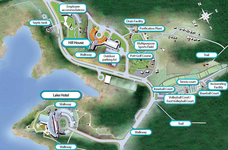 Cheongpung Resort Information Map