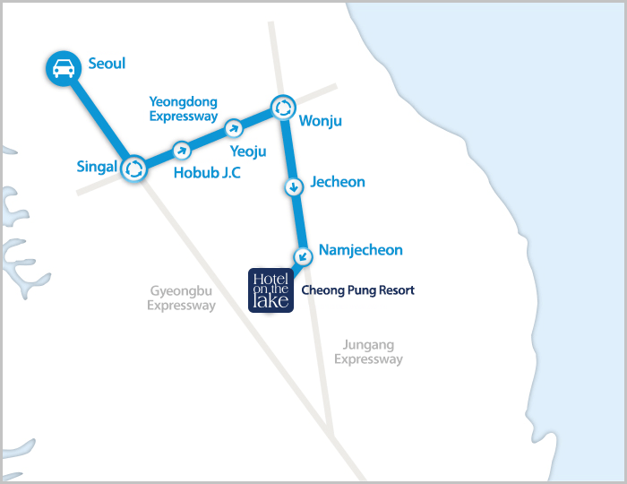 Seoul(Gyeongbu Expressway 이용) Directions